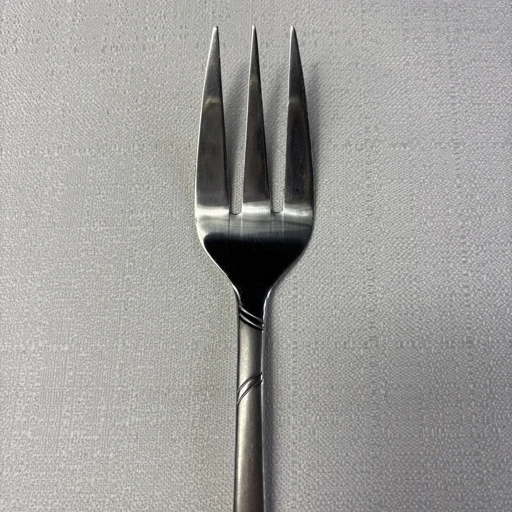 Cambridge Felicity Stainless‎ Steel Serving Fork Swirls Modern